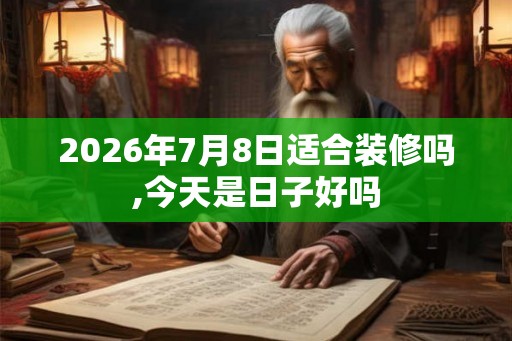 2026年7月8日适合装修吗,今天是日子好吗