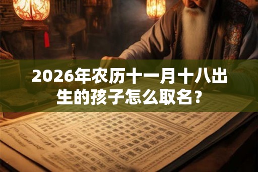 2026年农历十一月十八出生的孩子怎么取名？