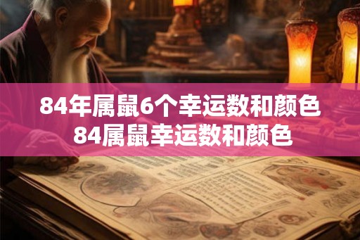 84年属鼠6个幸运数和颜色 84属鼠幸运数和颜色 84年属鼠6个幸运数和颜色 84属鼠幸运数和颜色