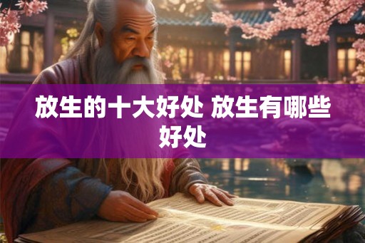 放生的十大好处 放生有哪些好处
