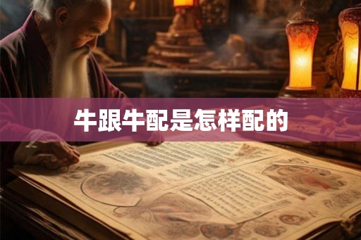 牛跟牛配是怎样配的