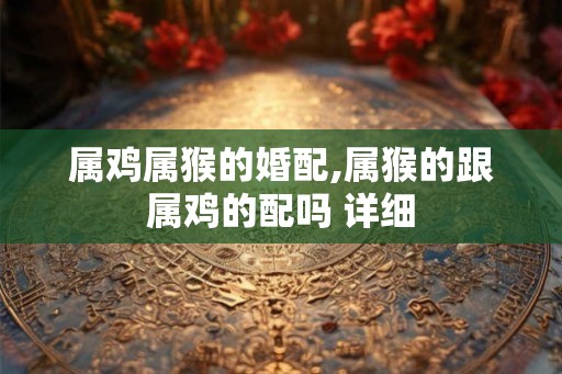 属鸡属猴的婚配,属猴的跟属鸡的配吗 详细 属鸡属猴的婚配,属猴的跟属鸡的配吗 详细