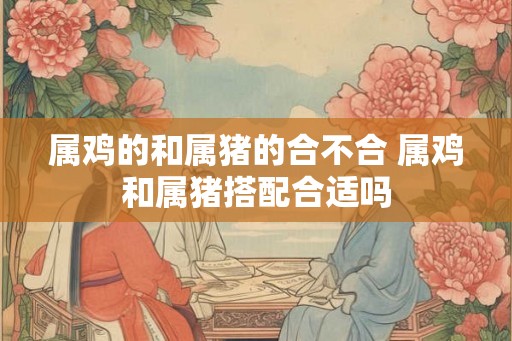 属鸡的和属猪的合不合 属鸡和属猪搭配合适吗