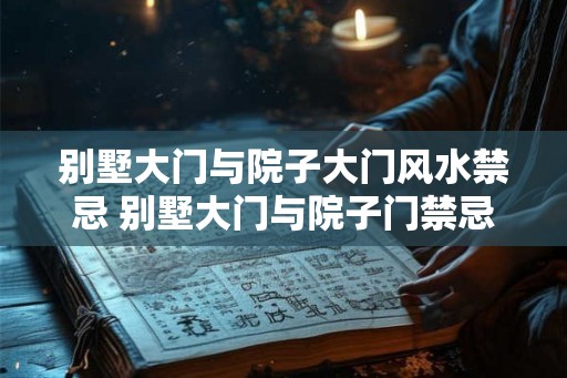别墅大门与院子大门风水禁忌 别墅大门与院子门禁忌