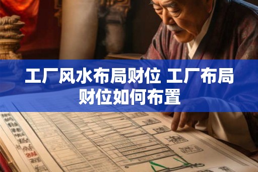 工厂风水布局财位 工厂布局财位如何布置 工厂风水布局财位 工厂布局财位如何布置