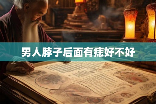 男人脖子后面有痣好不好