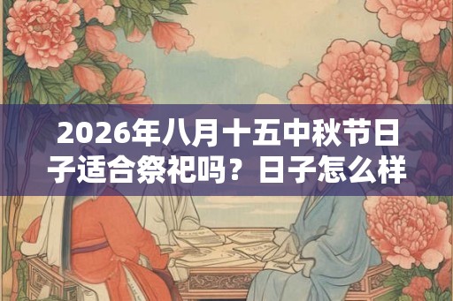 2026年八月十五中秋节日子适合祭祀吗？日子怎么样？