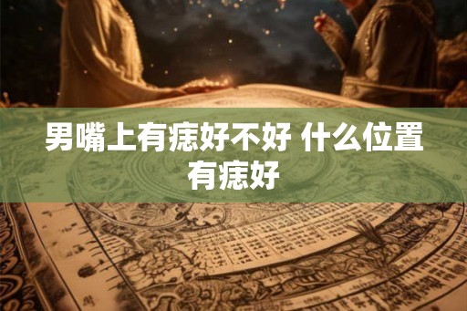 男嘴上有痣好不好 什么位置有痣好