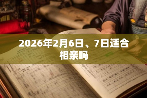 2026年2月6日、7日适合相亲吗