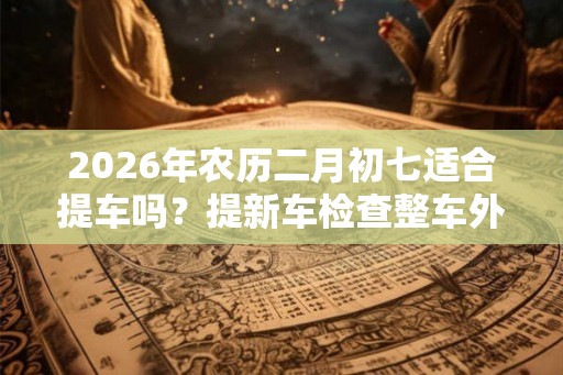 2026年农历二月初七适合提车吗？提新车检查整车外观注意什么？