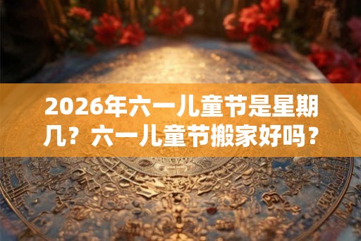 2026年六一儿童节是星期几？六一儿童节搬家好吗？