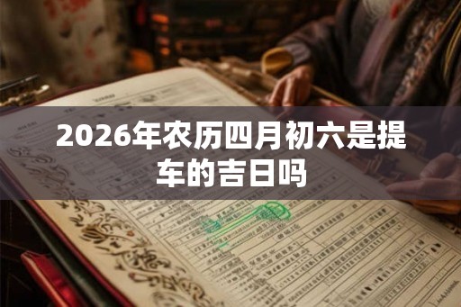 2026年农历四月初六是提车的吉日吗