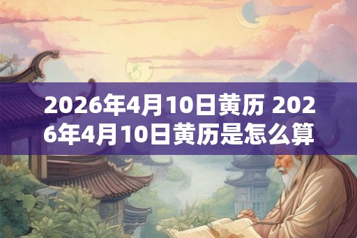 2026年4月10日黄历 2026年4月10日黄历是怎么算出来的