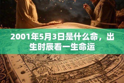 2001年5月3日是什么命,出生时辰看一生命运 2001年5月3日是什么命,出生时辰看一生命运