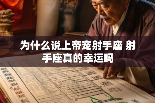 为什么说上帝宠射手座 射手座真的幸运吗