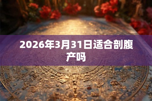 2026年3月31日适合剖腹产吗