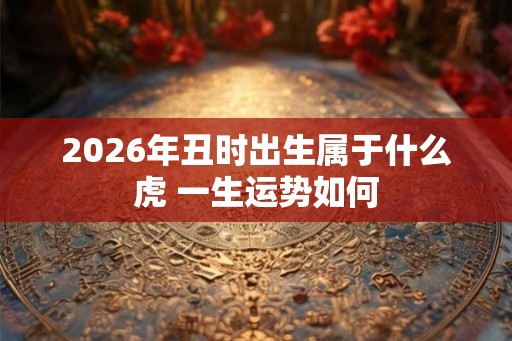 2026年丑时出生属于什么虎 一生运势如何