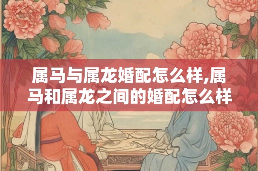 属马与属龙婚配怎么样,属马和属龙之间的婚配怎么样？