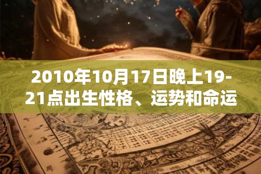 2010年10月17日晚上19-21点出生性格、运势和命运
