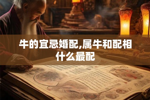 牛的宜忌婚配,属牛和配相什么最配 牛的宜忌婚配,属牛和配相什么最配