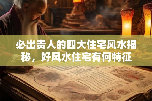 必出贵人的四大住宅风水揭秘，好风水住宅有何特征