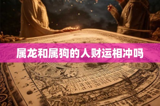 属龙和属狗的人财运相冲吗