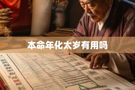 本命年化太岁有用吗