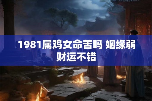 1981属鸡女命苦吗 姻缘弱财运不错