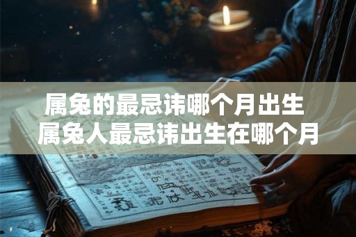 属兔的最忌讳哪个月出生 属兔人最忌讳出生在哪个月
