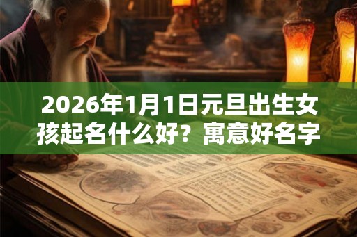 2026年1月1日元旦出生女孩起名什么好？寓意好名字推荐！