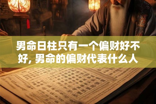 男命日柱只有一个偏财好不好, 男命的偏财代表什么人