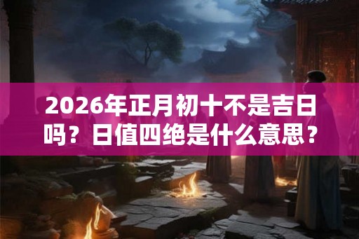 2026年正月初十不是吉日吗？日值四绝是什么意思？