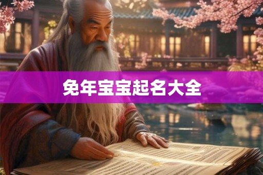 免年宝宝起名大全