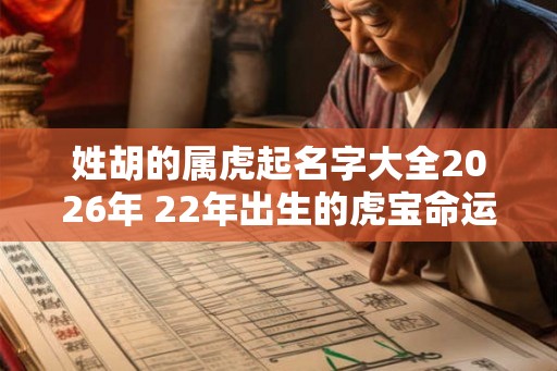 姓胡的属虎起名字大全2026年 22年出生的虎宝命运
