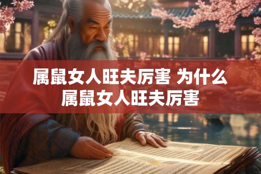 属鼠女人旺夫厉害 为什么属鼠女人旺夫厉害