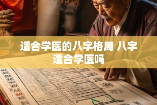 适合学医的八字格局 八字适合学医吗