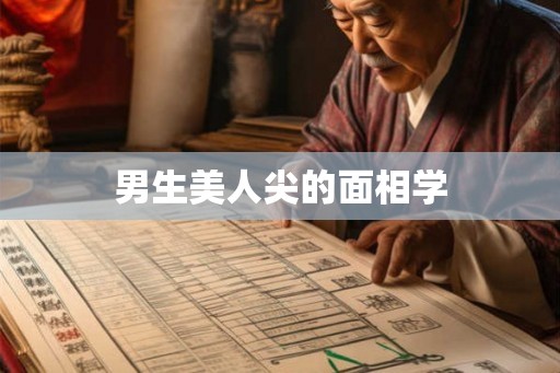 男生美人尖的面相学