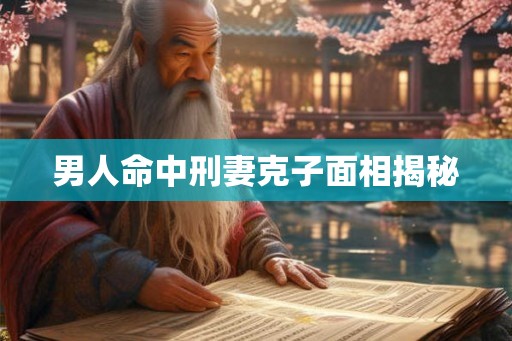 男人命中刑妻克子面相揭秘