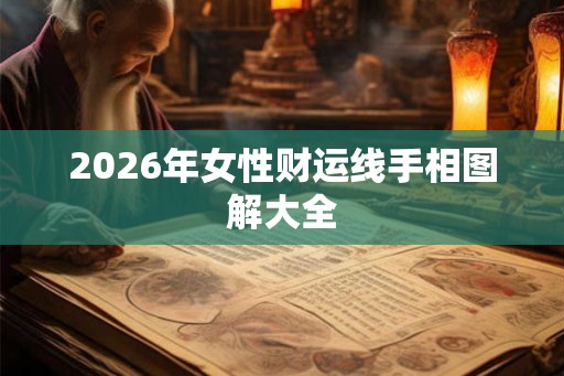 2026年女性财运线手相图解大全 2026年女性财运线手相图解大全