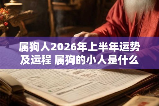 属狗人2026年上半年运势及运程 属狗的小人是什么属相