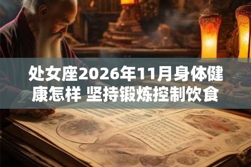 处女座2026年11月身体健康怎样 坚持锻炼控制饮食 处女座2026年11月身体健康怎样 坚持锻炼控制饮食
