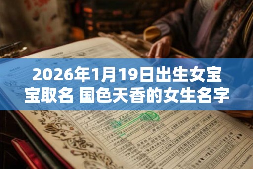 2026年1月19日出生女宝宝取名 国色天香的女生名字 2026年1月19日出生女宝宝取名 国色天香的女生名字