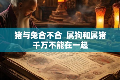 猪与兔合不合  属狗和属猪千万不能在一起
