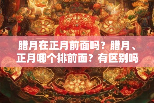 腊月在正月前面吗？腊月、正月哪个排前面？有区别吗？
