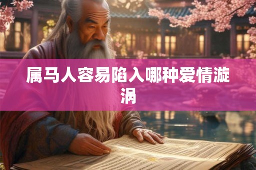属马人容易陷入哪种爱情漩涡