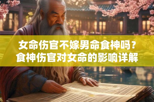 女命伤官不嫁男命食神吗？食神伤官对女命的影响详解