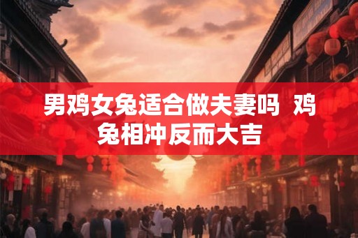 男鸡女兔适合做夫妻吗  鸡兔相冲反而大吉
