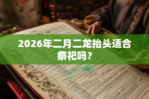 2026年二月二龙抬头适合祭祀吗？