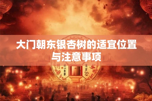 大门朝东银杏树的适宜位置与注意事项