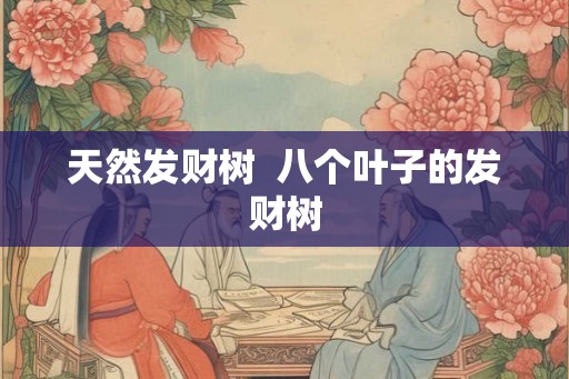 天然发财树  八个叶子的发财树